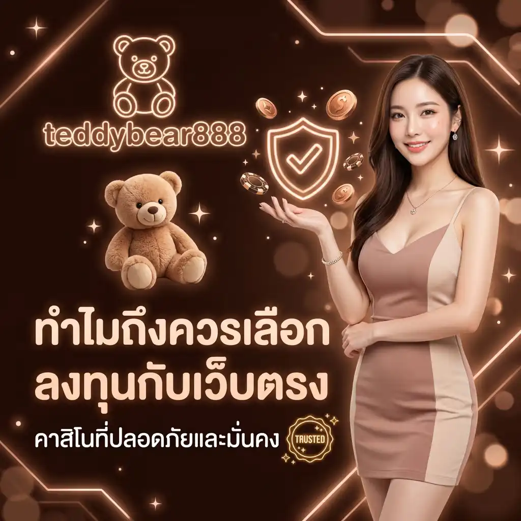 ทำไมถึงควรเลือกลงทุนกับเว็บตรง teddybear888 คาสิโนที่ปลอดภัยและมั่นคง